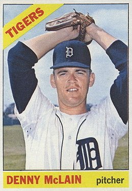 Denny McLain 1966 Topps Card