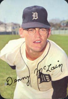 Denny McLain 19690 Topps Super Card