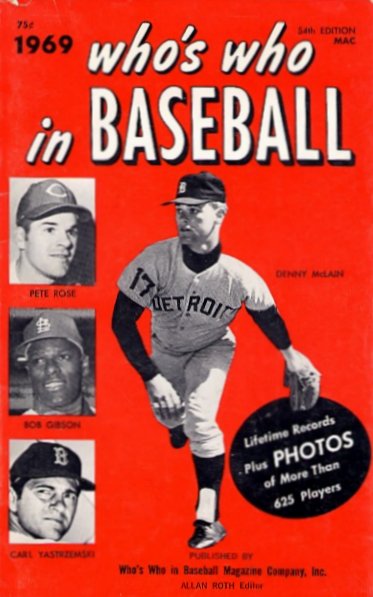 Denny McLain 1969 Who's Who Cover