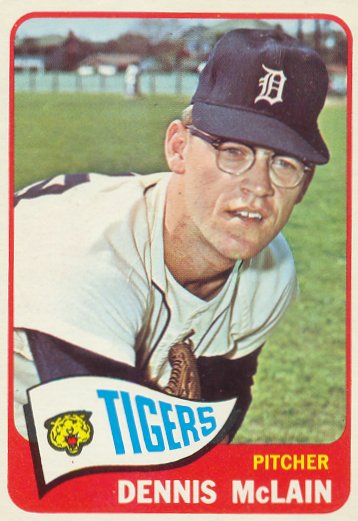 Denny McLain 1965 Rookie Card